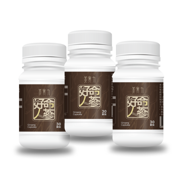 【限時優惠】美實力 好命人蔘膠囊30粒/瓶_共3瓶