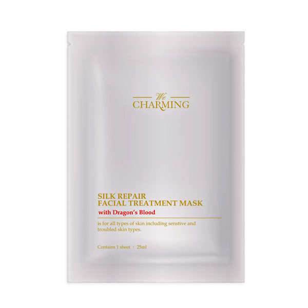【2盒組】緊緻修護蠶絲面膜( 25ml*5片/盒)*2